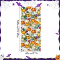 Halloween window sticker static cling pumpkin bat glass decal Halloween party decor 100x43cm - XCBL072