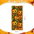 Halloween pumpkin window sticker mosaic glass film 45x100cm waterproof decorative PVC dec - BL372
