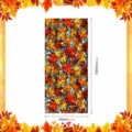 Autumn maple leaf stained glass window sticker home decor privacy film 45x100cm size - BL379