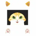 Detailed size dimensions chart for Halloween cat garage door sticker and car trunk decor parts. - Black Cat Style HW085 / Includes: Glue Dots + 10m Black Ribbon + Round Acrylic Adhesive