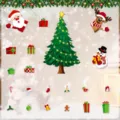 Christmas tree magnetic fridge stickers set size chart with detailed component dimensions. - CT495: KT Board Packed