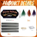 Halloween Witch Broom Parking Sign Set Hanging Plaque DIY Party Decoration Props Kit - Halloween Hanging Sign (MZ959) / With Rope Hook And 3 Brooms
