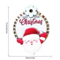 Christmas wooden countdown calendar fridge magnet holiday home decoration 13.2x10cm ornament - MZCT211 Style
