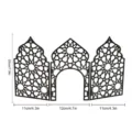 Ornement de bureau architectural de style Moyen-Orient, design géométrique creux exquis pour. - MBT071