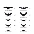 3D LED bat wall stickers for Halloween party decorations, luminous glowing 48pcs set. - 48 Pieces/Pack / OPP Bag Packaging