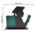 Cornice per foto in legno di laurea decorazione da scrivania regalo di laurea ricordo decoro - BT282: stile B verde