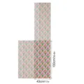 Tulip static cling window film 3D embossed glass sticker for home decoration 100x43cm - FDBL029 Tulip