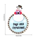 Calendario de Adviento de madera de Navidad Imán de nevera Muñeco de nieve decoración hogar - Estilo MZCT216