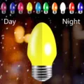 Autocollant réfléchissant magnétique de voiture de Noël ampoule décoration de vacances - RFM030 : 6 ampoules + 3 câbles / Stickers magnétiques réfléchissants pour voiture
