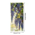 Wisteria stained glass window film 45x100cm static cling home decorative privacy sticker - SBW-BL402 / 45x100cm