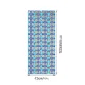 3D en reliëf statische raamfolie, blauw geometrisch patroon glassticker, 43x100cm. - FDBL034 / 43x100cm