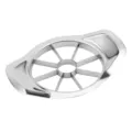 Stainless steel apple slicer fruit cutter core remover kitchen tool silver metal slice tool - Silver