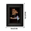 Halloween wooden picture frame refrigerator magnet, funny ghost bath gothic decor magnet sticker. - MZCT624 / Single Piece