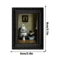 Halloween ghost black cat fridge magnet wooden photo frame cute funny home decoration sticker - MZCT651 Single Style