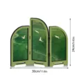 Miniature Acrylic Folding Screen Chinese Style Decorative Desktop Ornament Display Stand - Style(PF-XFB030)