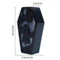 Halloween 3D printed ghost coffin ornament decoration spooky party props 10cm sized - HW3D008 Model F (With 1m Fishing Line)