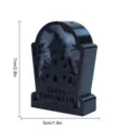 Halloween 3D printed LED tombstone coffin decoration light haunted house spooky party prop - HW3D007 Model C (With 1m Fishing Line)