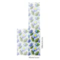 Statische Fensterfolie mit blauem Lotusblumen Design, dekorativer Glasaufkleber 100x43cm - XCBL161 / 43x100cm