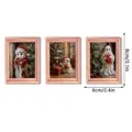 Kerst geest fotolijst koelkastmagneet schattig houten decoratief magneetbord vakantie. - FGMZCT001-003 / Set van 3