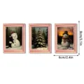Kerst decoratieve houten magnetische fotolijst koelkastmagneet, feestelijke huisdecoratie. - FGMZCT016-018
