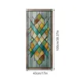 Film pour fenêtres en vitrail 3D Décoratif Autocollant statique pour verre 100x43cm - FDBL015 / 43x100cm