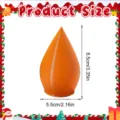Ornamento luce LED albero di Natale parte di ricambio forma conica arancione - Marrone