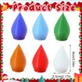 3D LED albero di natale lampadina ornamento colorato festa decorazione lampada 9cm - Colore misto