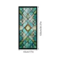 3D stained glass window sticker decorative privacy film geometric art design 43x100cm - FDBL022