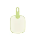 Green white plastic cutting board variant kitchen fruit vegetable chopping board with handle - S / Green