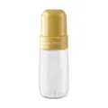 Glass oil spray bottle for kitchen cooking, 220ml clear oil dispenser for air fryer and salad. - 220ml / Yellow