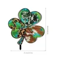 Paletto da Giardino Trifoglio San Patrizio Acrilico Decorazione Prato Esterno 31.5cm - Stile YKLU161