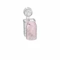 Suction toothbrush holder wall mounted cup clear pink bathroom organizer space saving design - Single Cup Transparent Blue
