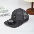 Solar powered fan baseball cap mesh breathable summer sun protection hat for outdoor sports - Fan Style / Dark Gray