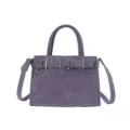 Women Retro Trendy Underarm Bag Chic PU Leather Shoulder Bag Spring Fashion Small Bag - Without Ornament / Purple