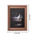 Halloween retro cadre photo magnet refrigerateur fantome dans baignoire aimant decoratif - Fantôme Prenant un Bain Style(MZCT124)