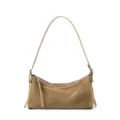 Borsa a tracolla in camoscio borsa kaki minimalista casual quotidiana stile elegante raffinato - Cachi