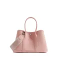 Pink leather tote bag women casual top-handle handbag daily commuter shoulder bag stylish purse - 30cm / 3Q Pink