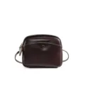 Sac bandoulière en cuir marron pour femme, petit sac téléphone élégant pour le quotidien. - Café