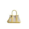 Canvas leather tote bag stylish yellow shoulder crossbody bag commuter handbag for women - 25cm / Chicken Yellow