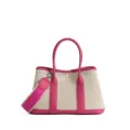Canvas leather tote bag stylish women crossbody bag casual commuting large capacity shoulder bag - 30cm / Rose Red