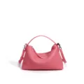 Bolso de mano de cuero rosa elegante bandolera hombro variante para uso diario y trabajo. - Rosa Caramelo