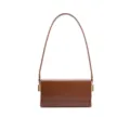 Sac à épaule élégant en cuir marron avec accessoires métalliques chics pour mode quotidienne. - 21*6*11 / Couleur caramel