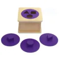 Wooden shape sorter toy for toddlers, early education cognitive puzzle box for kids learning. - Geometric Interchange Box