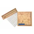 Montessori wooden 1-100 consecutive number board early math educational toy main view display. - 1-100 Number Board