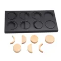 Montessori moon phases wooden toy set educational puzzle board for kids learning - Phases of the Moon