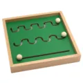 Montessori wooden pen control training toy hand eye coordination educational toy for kids - Green Writing Practice