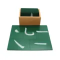 Montessori sandpaper stroke writing boards for kids early education tactile learning wooden toys - Sandpaper Strokes