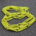 Yellow counting beads string for kids math learning, early education educational toy for kids. - 1000 Beads
