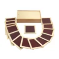 Montessori wooden tactile sensory board set early education learning toy for kids main view - Professional Tactile Boards
