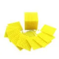 Montessori base ten blocks math educational toy yellow grid math counting variant for kids - Small Bank Game